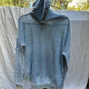 baby blue hoodie